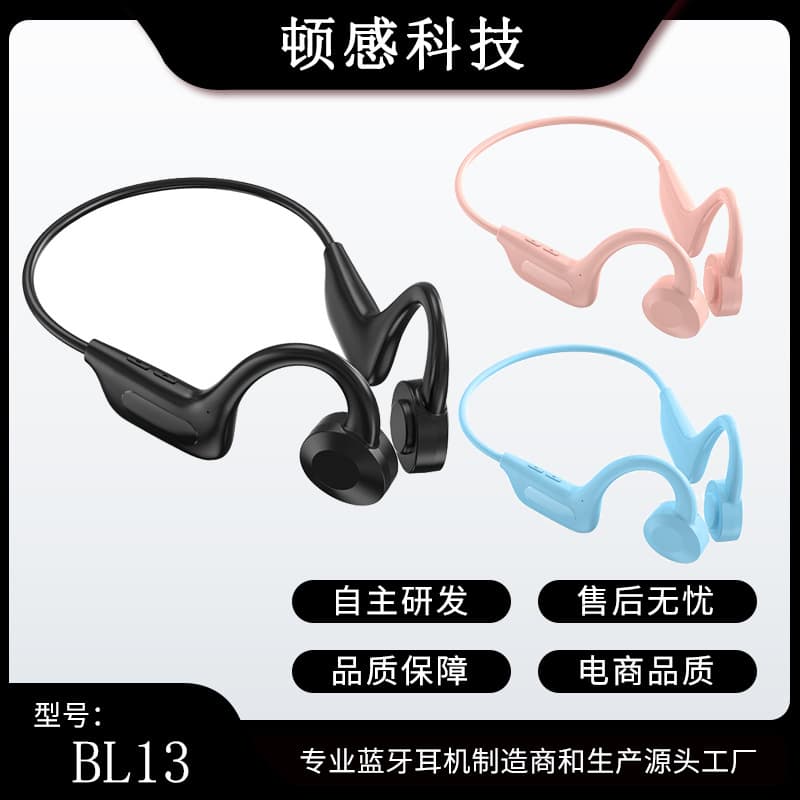 New Air Conduction Concept Bluetooth Earbuds Wireless Open-Ear Sports Hanging Style Long Standby Factory Private Mold