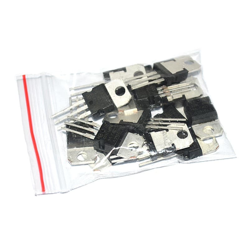 Common Transistor Kit L7805-L7824 Series L79 Series LM317T Three-Terminal Voltage Regulator Mixed Kit, 14 Types Total