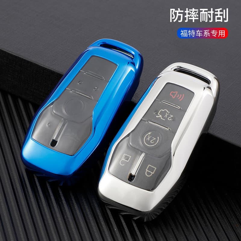 Compatible with Ford Taurus Key Case 17-18 Explorer Mustang Car Key Cover Buckle