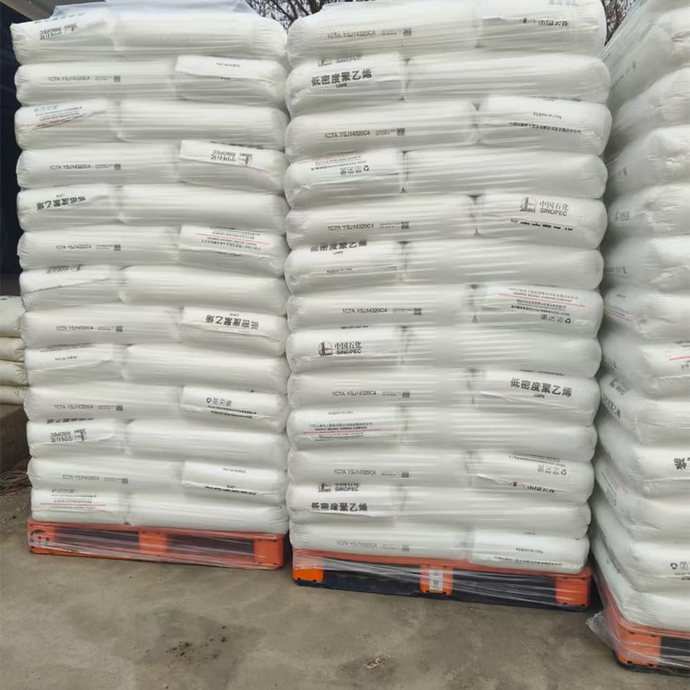 LDPE Yanshan Petrochemical 1C7A, Coating Grade for Woven Bags, Low-Density Polyethylene Plastic Granules