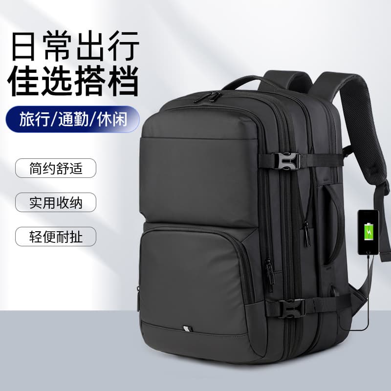 Cross-border Men's Business Backpack Large Capacity Men's Bag Fashion Travel Backpack High-grade Touchability Tooman Laptop Bag