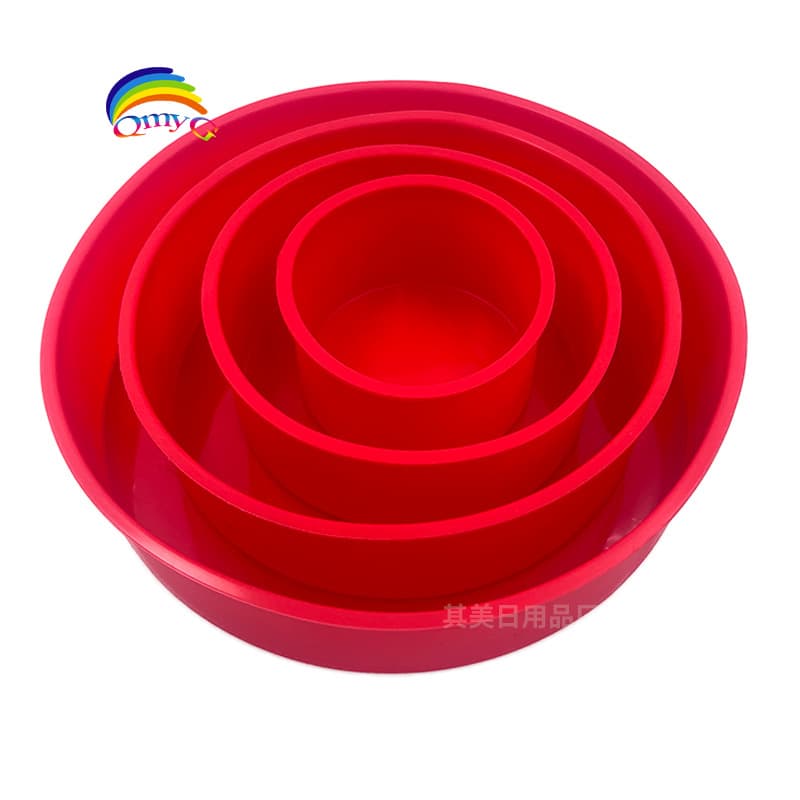 Thickened Non-Stick Round Deep Cheesecake Mold 4 Inch 6 Inch 8 Inch 10 Inch Silicone Round Cake Baking Pan