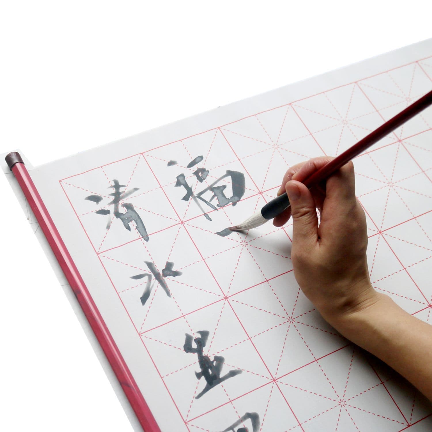 Ink Wash Hall factory wholesale Oxford yellow velvet base student basic calligraphy practice thickened imitation Xuan printed water writing cloth