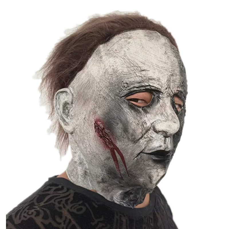 Halloween Moonlight Light Panic Horror Headgear Halloween Major Mask McMeel Vinyl Mask