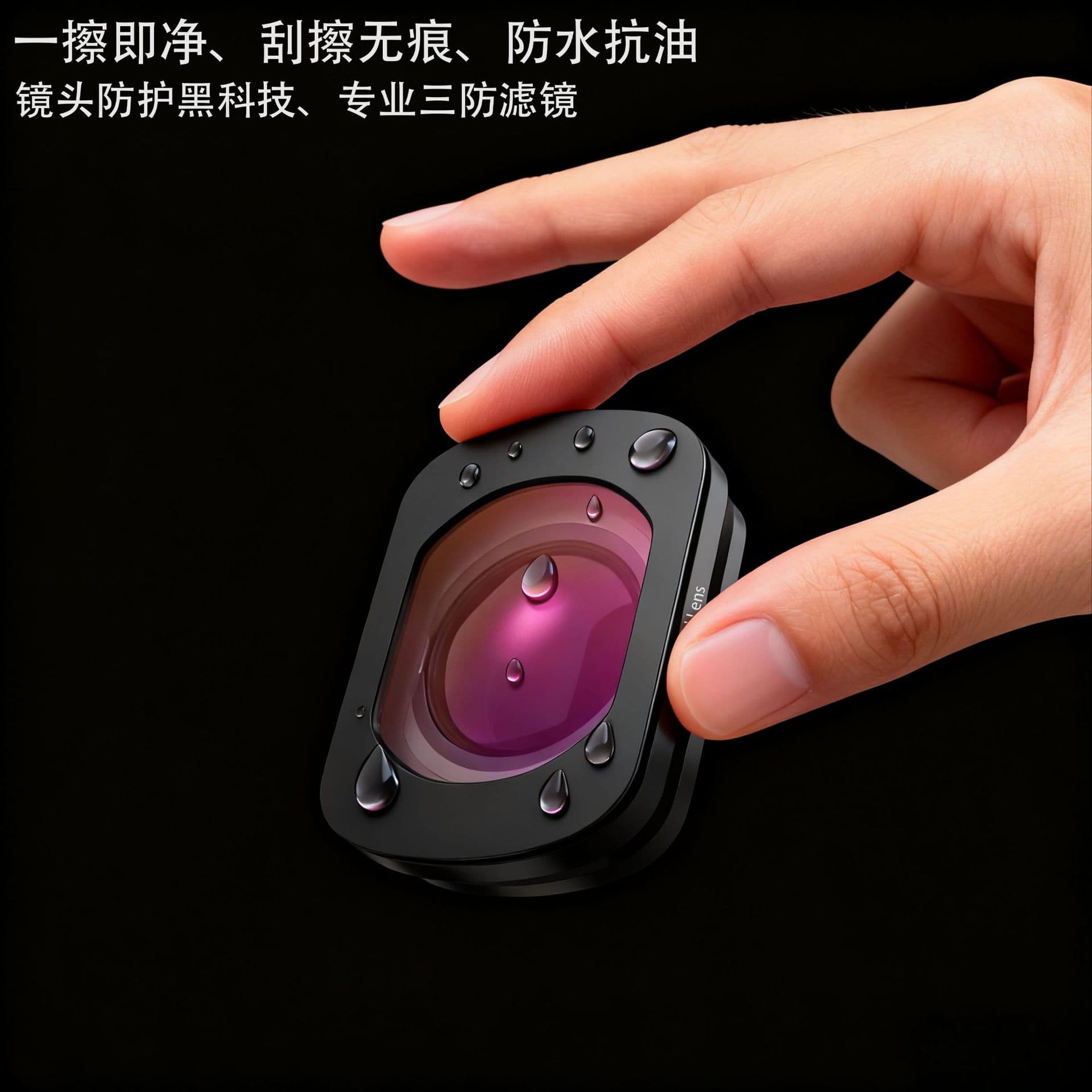 Compatible with DJI Pocket 3 Magnetic Filter Kit, Expanded Field of View Wide-Angle Lens, Wide-Angle Conversion Filter Lens