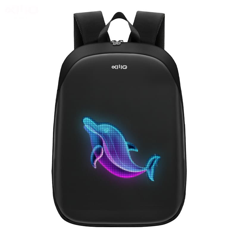 Custom manufacturer wholesale printed LOGO backpack, high-end 3D dual-shoulder bag LED backpack LED screen for business travel