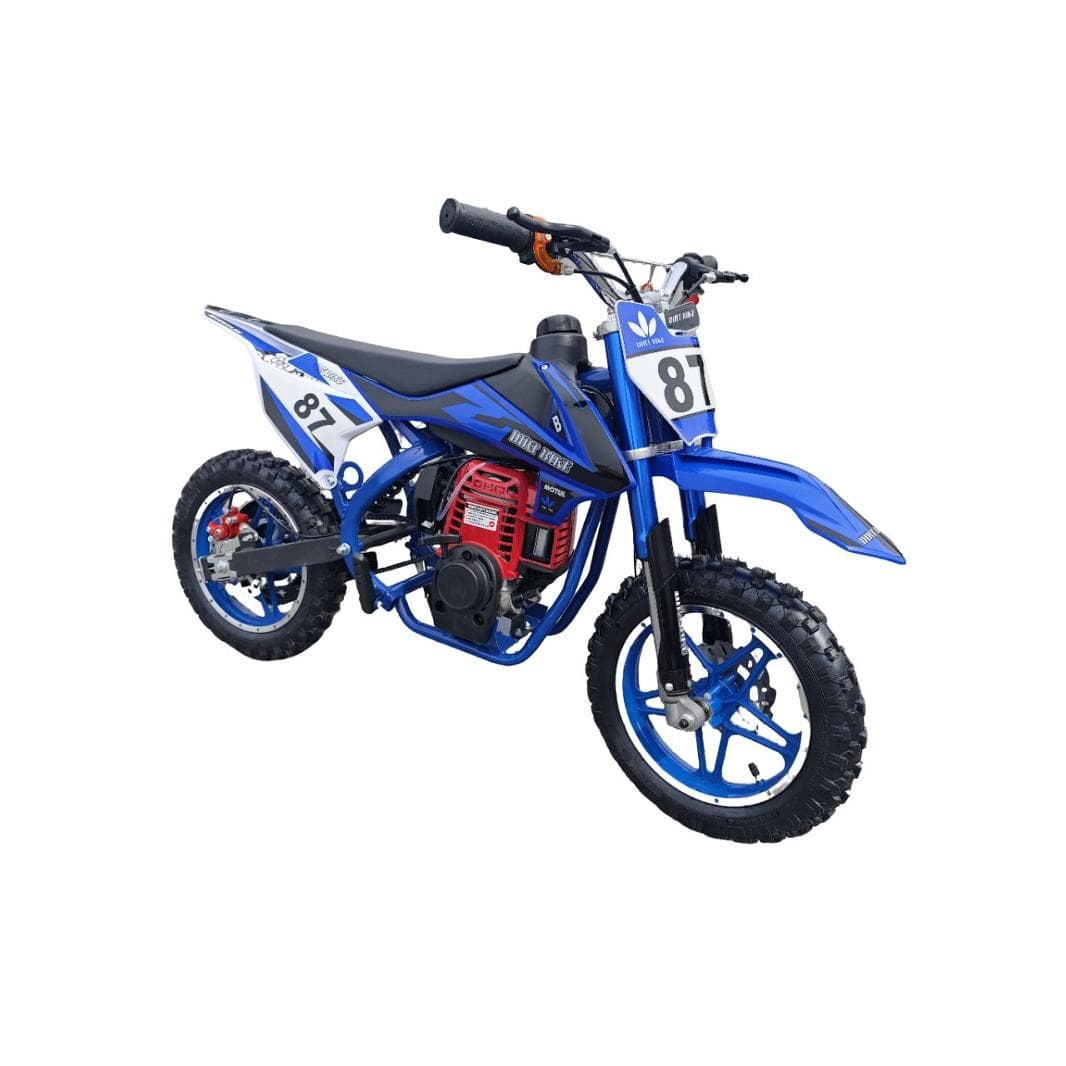 Small Motorcycle with 2-Stroke and 4-Stroke Engines, 49cc Fuel Version, Small Off-Road Vehicle K6 Mountain Bike Pedal