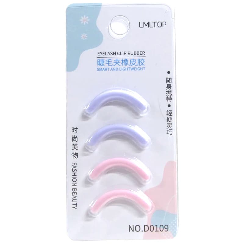 [Pack of 4] Eyelash Curler Replacement Strips and Pads Highly Elastic and Durable Silicone Strips False Eyelash Tool Strips