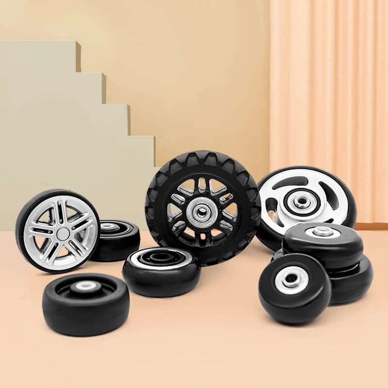 Ready stock luggage accessories repair wheel trolley suitcase wheel replacement accessories trolley case universal wheel accessories
