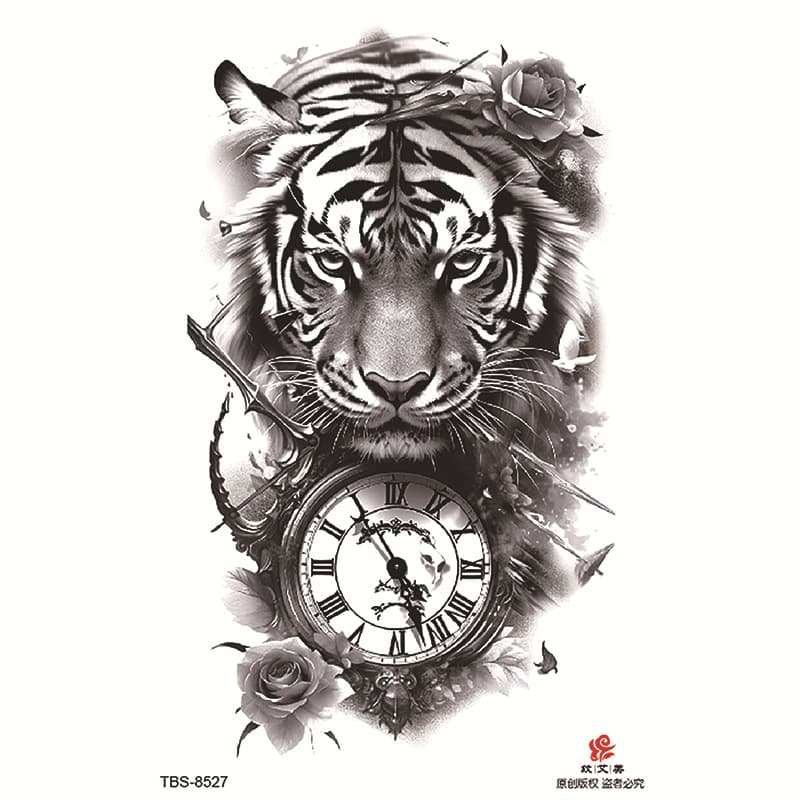 Small Full Arm Tattoo Sticker Waterproof Sweatproof Realistic Tattoo Sticker Fashionable and Beautiful Factory Stock Wholesale for Export