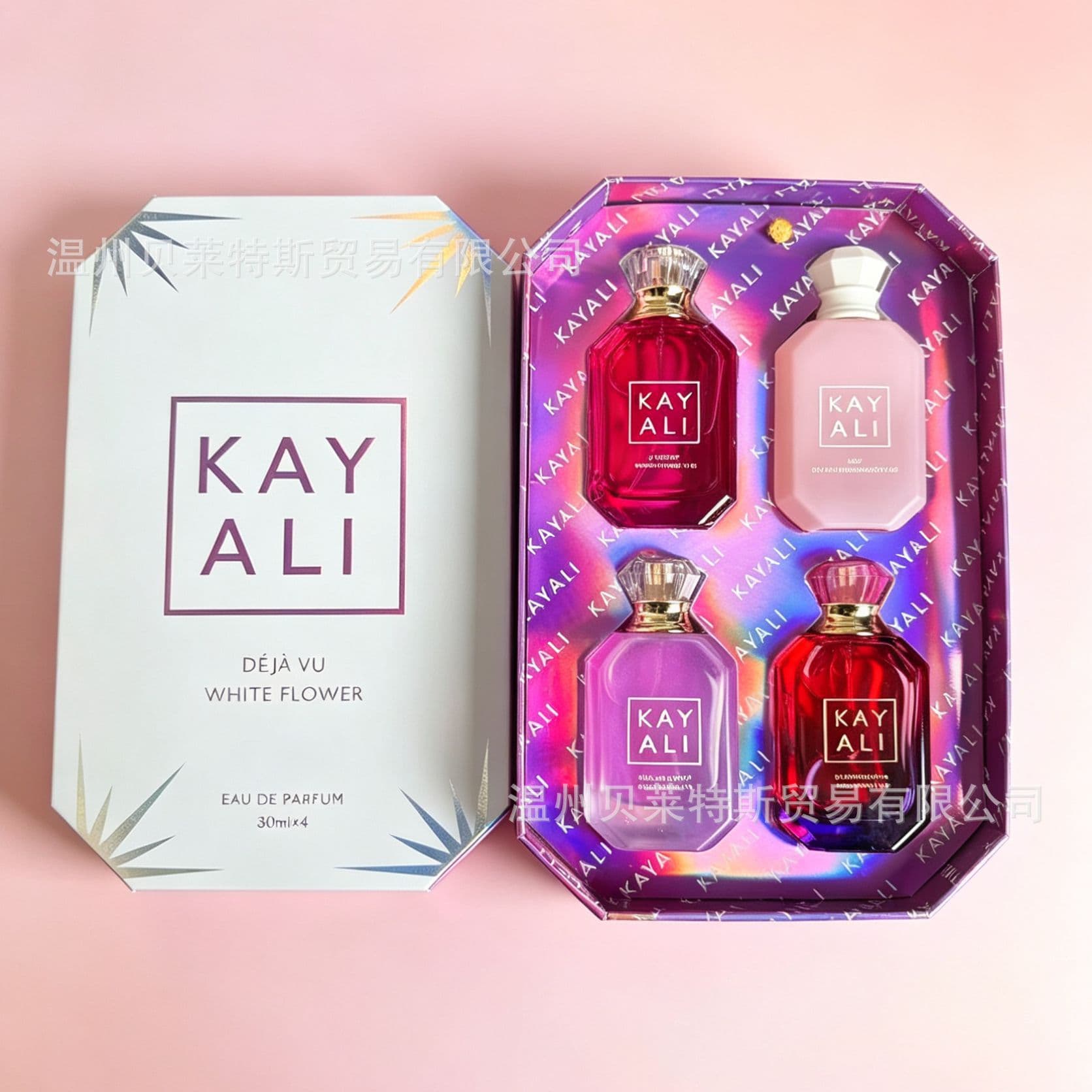 New Cross-border KAYALI Candy Rock Sugar 4-Piece Set Women's Perfume Long-Lasting Fragrance
