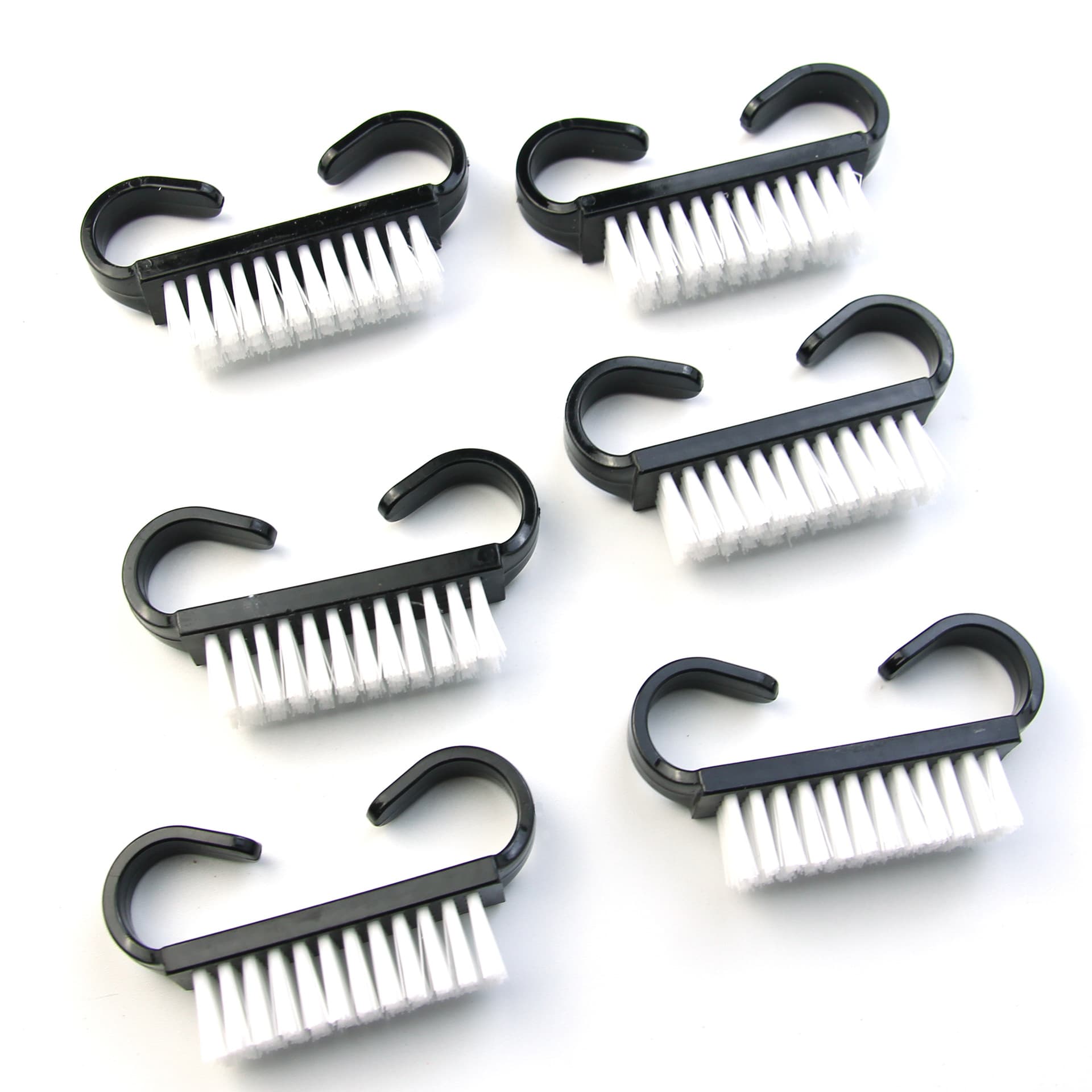 Ready stock direct sales small solid horn brush transparent horn brush for cleaning nail dust, nail tools