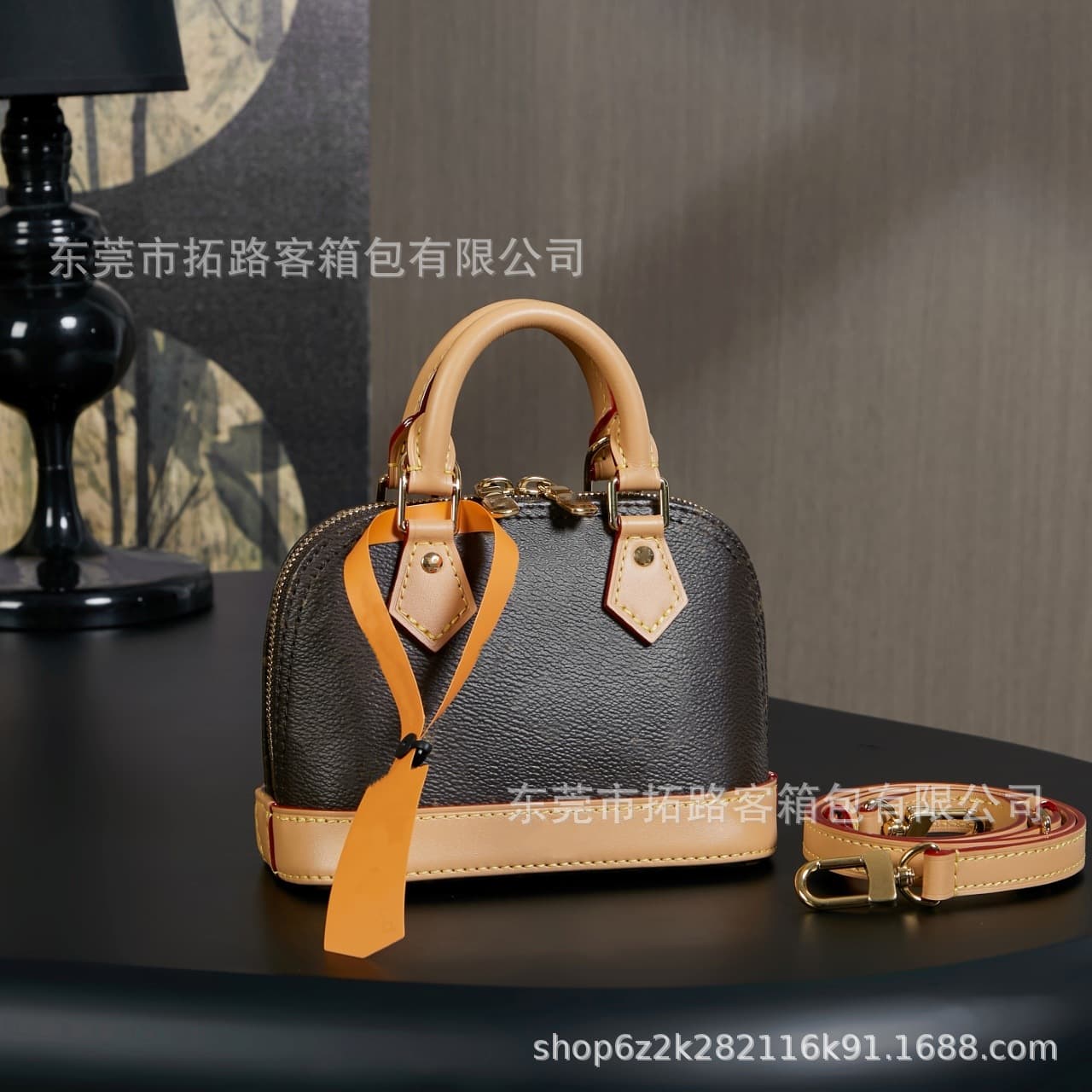 M&LV Lujia big brand classic presbyopic Alma mini shell bag women's high-end fashion handbag crossbody bag
