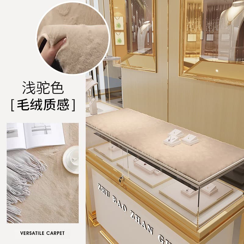 Computer Plush Bedroom Bookshelf Carpet Mat Bathroom Car Ornament Carpet Mat Cream Style Same Girl INS Style Italian Style