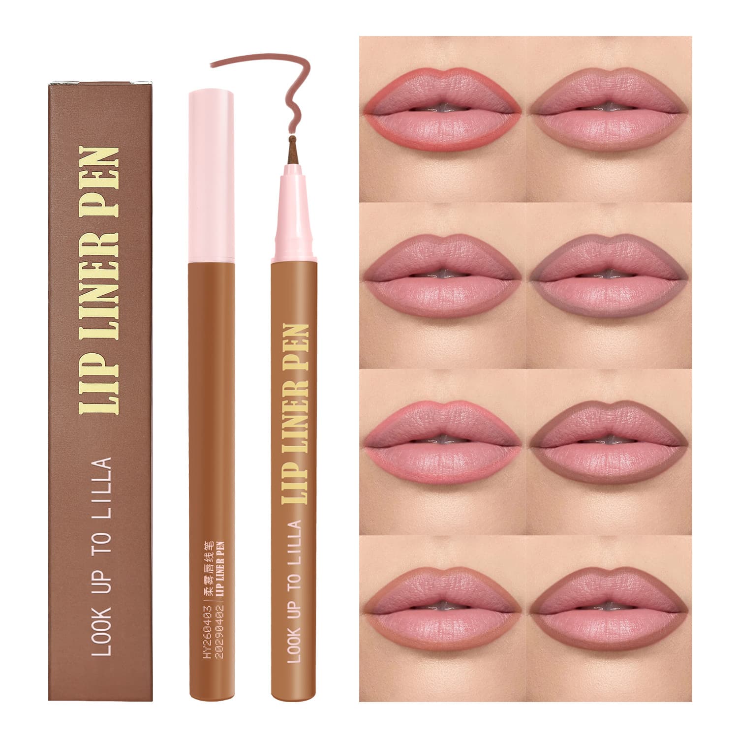 LOOK UP TO LILLA Liquid Lip Liner Long-lasting Waterproof Not Easily Smudged Lip Stain Liquid Lipstick