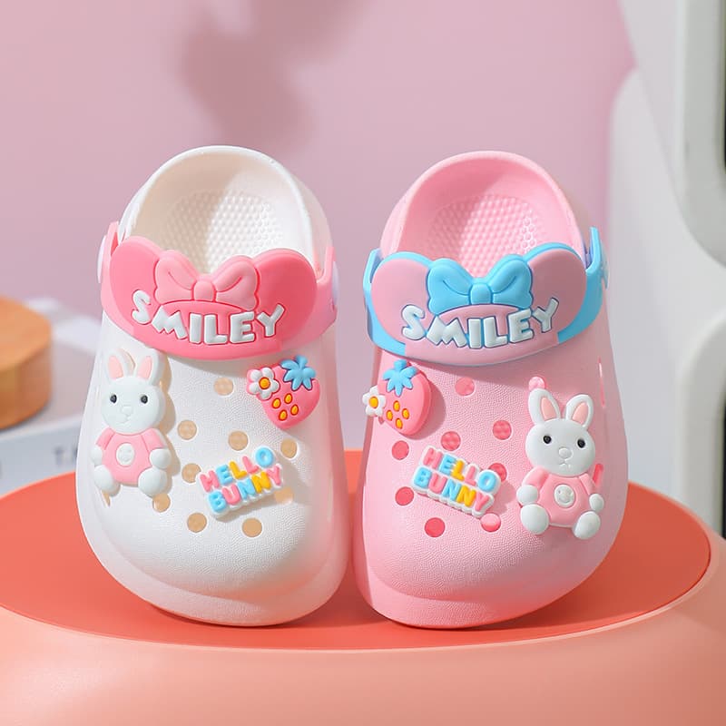 New children's crocs summer slippers, cute baby soft-soled unisex lightweight outdoor anti-slip beach sandals