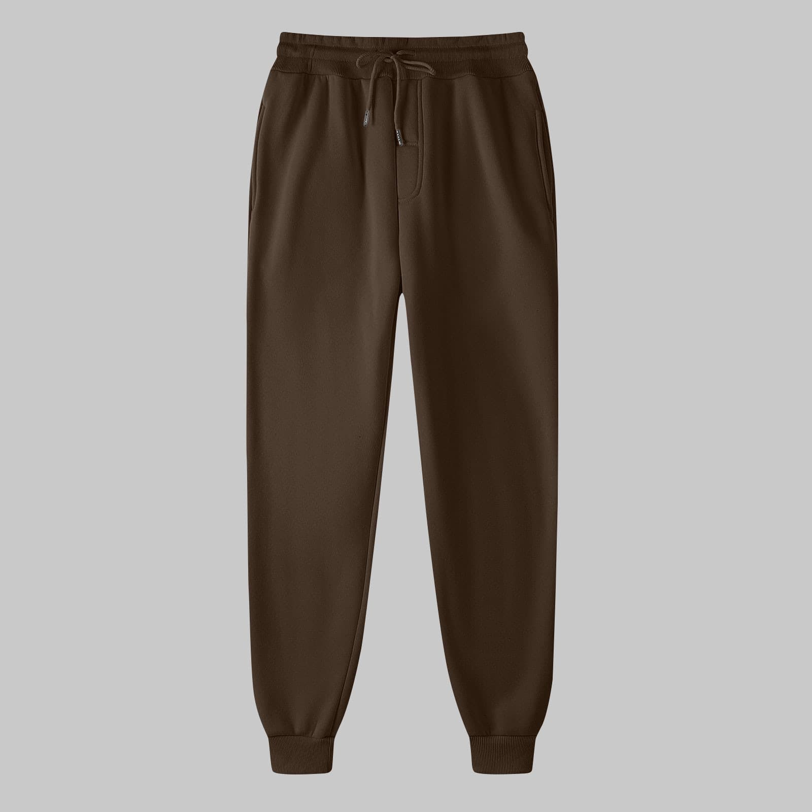 Cross-border Loose Lace-up Ribbed Casual Relaxed Tapered Men's Straight Sweatpants