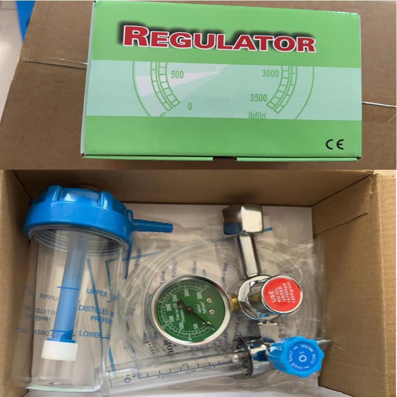Foreign trade export oxygen pressure reducing valve, oxygen flow meter, oxygen meter, oxygen inhaler, float type oxygen inhaler