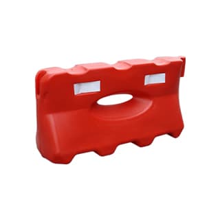 Factory Direct Three-Hole Water Horse Barrier .8m Red Fence Guardrail Construction Isolation Pier Protection Collision Bucket Road Construction