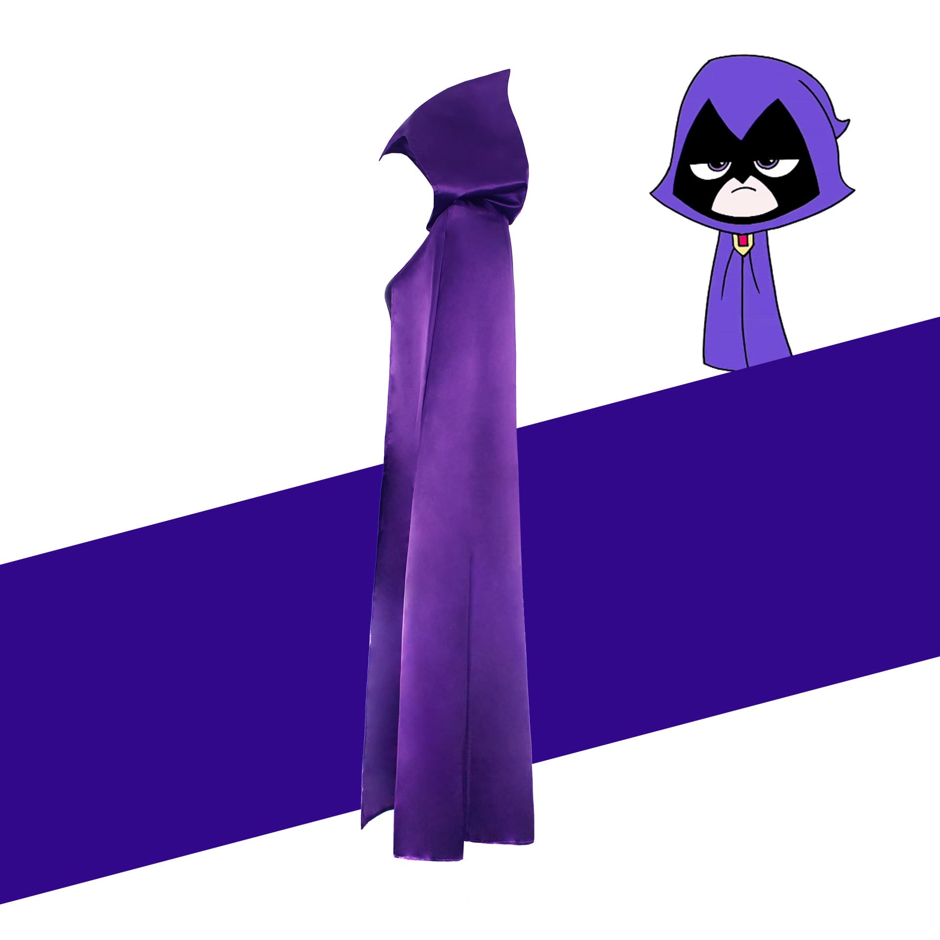 Halloween Raven Boy Cosplay Costume Titan Raven Cosplay Anime Stage Costume 2D