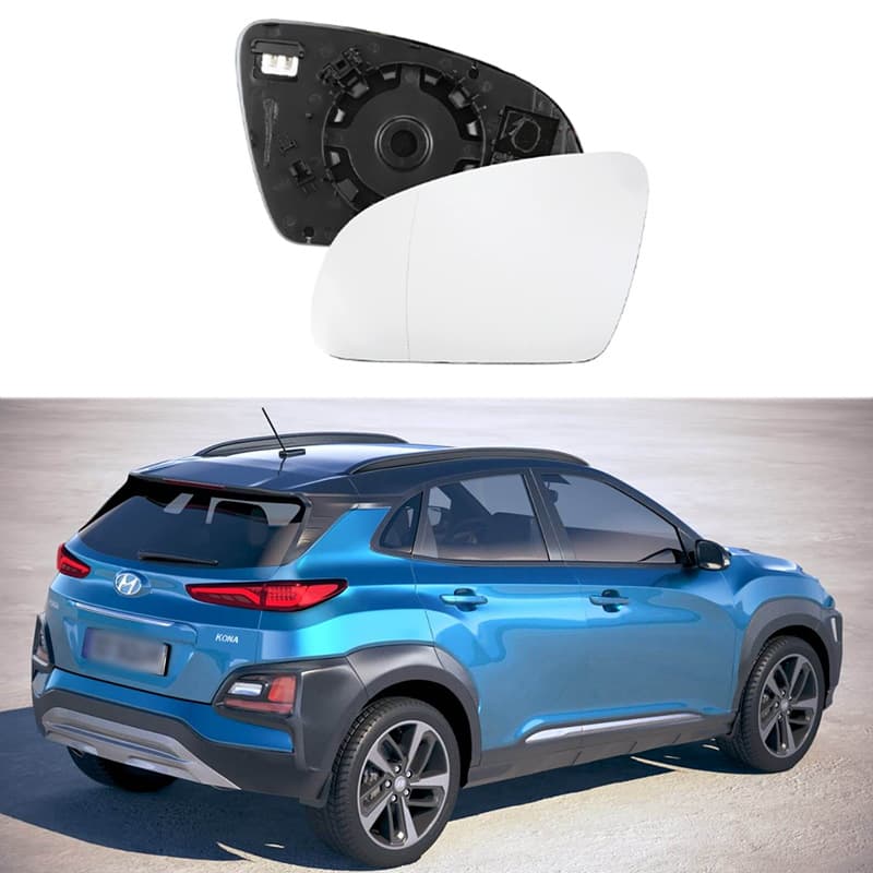 Replacement Rearview Mirror Glass for 2018 Hyundai KONA