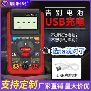 Factory Direct Sale Chenzhou Island 8231N Portable Intelligent Multifunctional Multimeter High-Precision Rechargeable Digital Multimeter