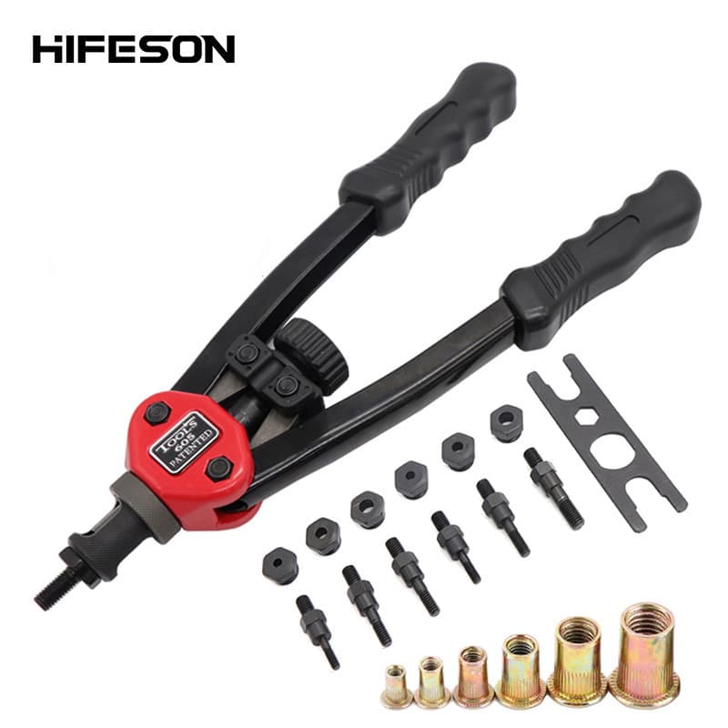 Factory Rivet Nut Gun BT-605 Double-Handle Manual Rivet Nut Gun, Rivet Nut Tool, M3-M10 Rivet Gun, Cross-Border