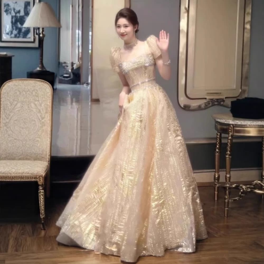 Banquet Host Dress 2026 New Premium Adult Ceremony Art Exam Evening Gown Light Luxury Engagement Party Dress