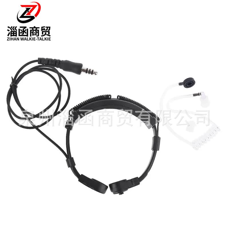 Z Tactical Element 7.1MM Retractable Throat Control Headset Military Standard Tactical Throat Mic Compatible with U94