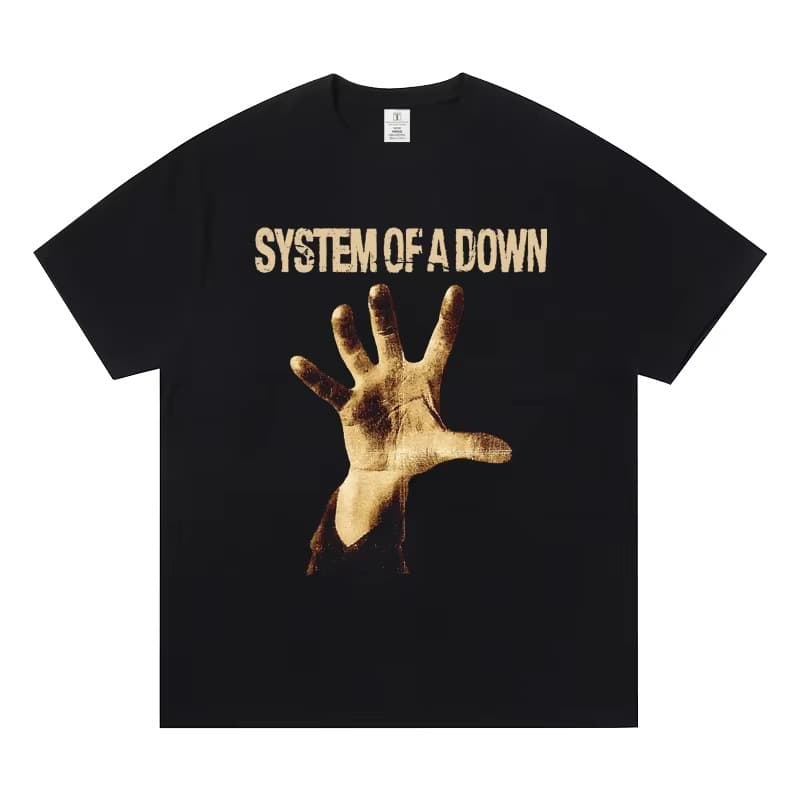 2025 System of A Down Band T-shirt Cotton Soft Summer Tee Sh