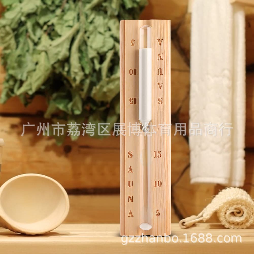 Manufacturer's best-selling cross-border sauna accessories: hourglass, sauna/steam room timer, bathroom wall-mounted sand clock.