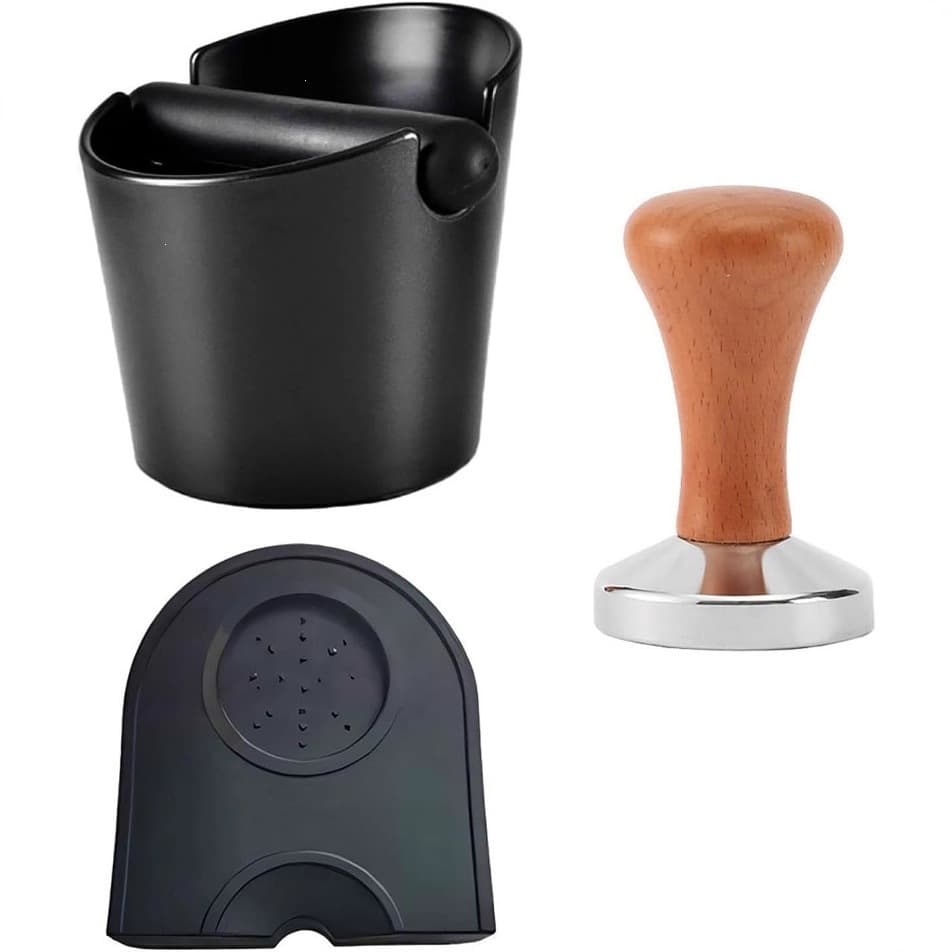 Best-Selling Semi-Automatic Coffee Knock Box, Large Capacity Bar Knock Box, Non-Slip Knock Box, Coffee Tool