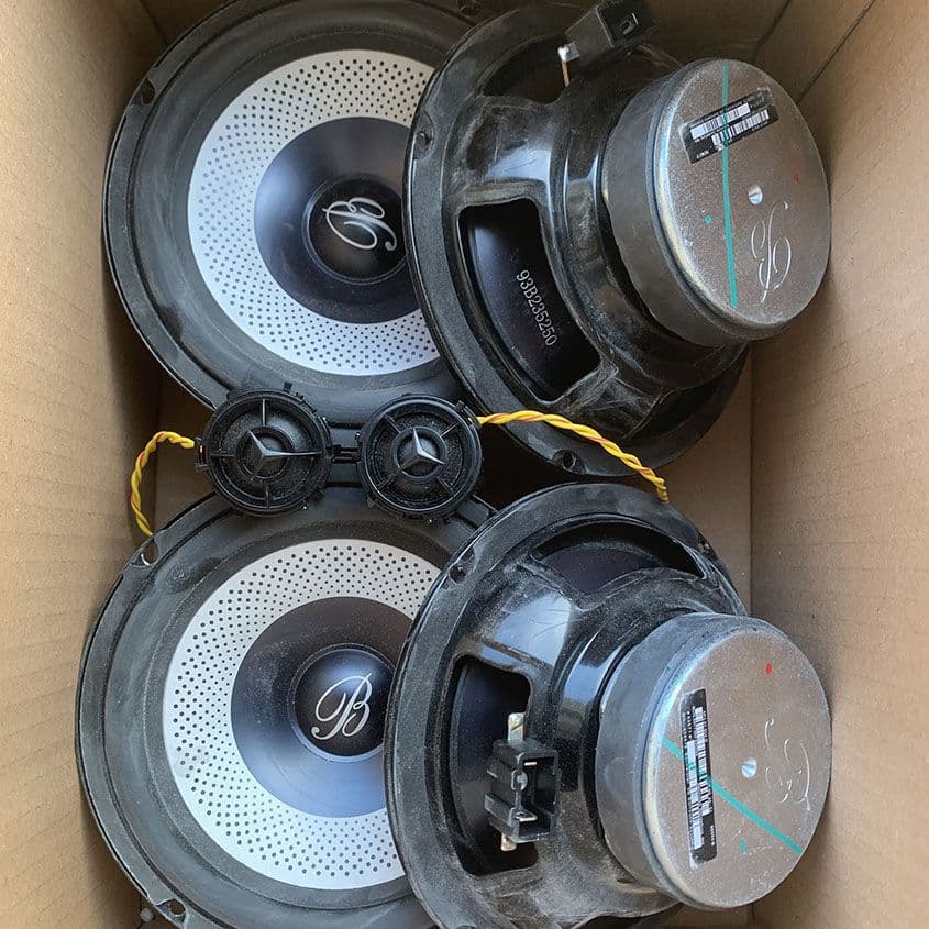 Berlin Sound dismantled car audio 6.5-inch subwoofer set modified audio upgrade treble 1.5-inch