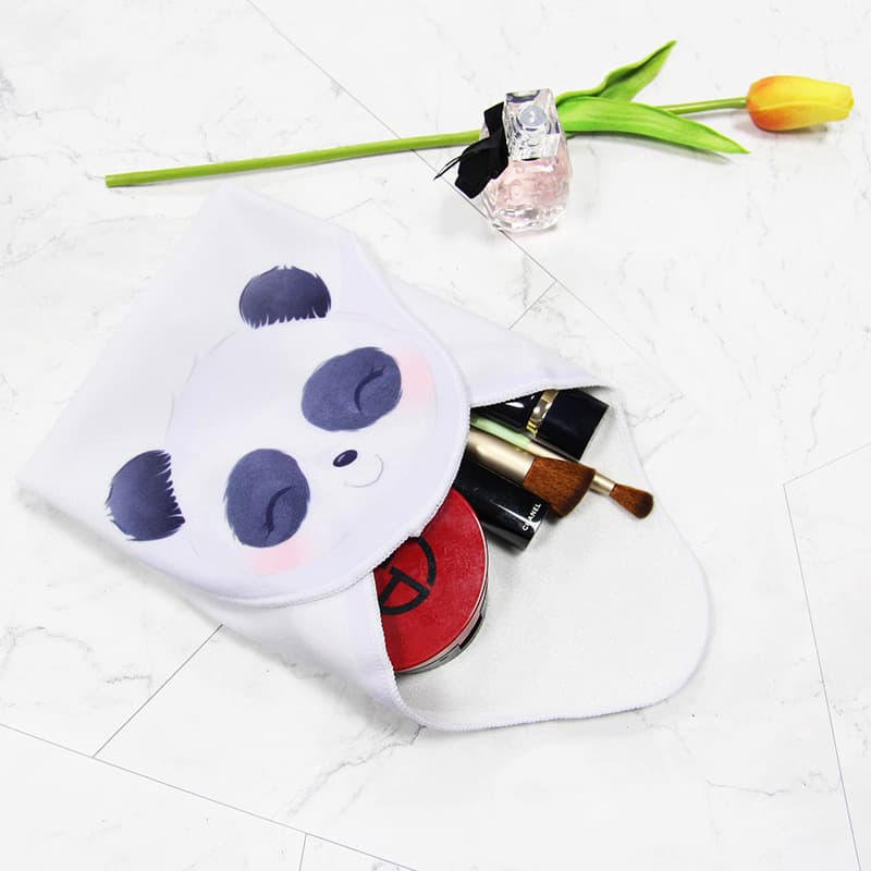 Pleated cloth camera sleeve, lens storage bag, protective case for iPad, tablet, and laptop.