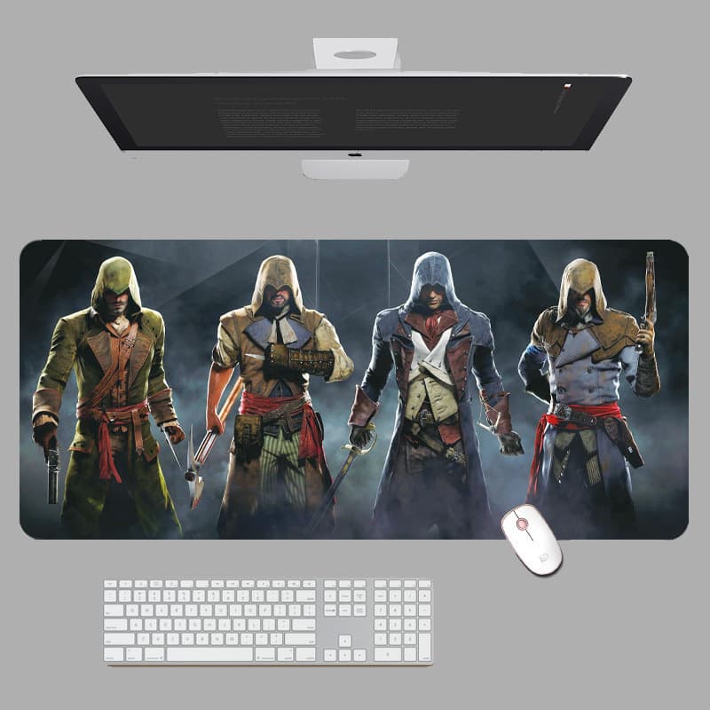 Gaming Mouse Pad Extra Large Cartoon Anime Mouse Pad League of Legends Stain-Resistant Black Game Pad Wholesale