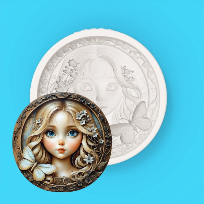 Elf fairy fondant silicone mold DIY baking chocolate cake decoration handmade mold 18251