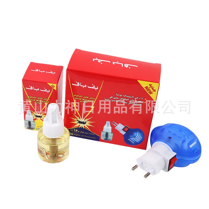 PIF PAF Electric Mosquito Repellent Liquid Set, Mosquito Repellent Liquid, Mosquito Coil Liquid, Mosquito Coil Sheets, Household Manufacturer Address, Foreign Trade Wholesale