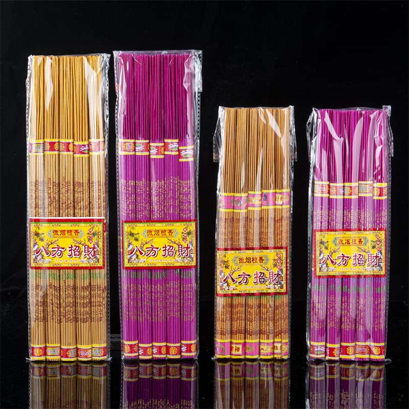 Gold Character Incense, Five-Strand Six-Angle Offering Incense, Home Offering Incense, Wealth Incense, Sandalwood Incense, Incense for Guanyin Worship