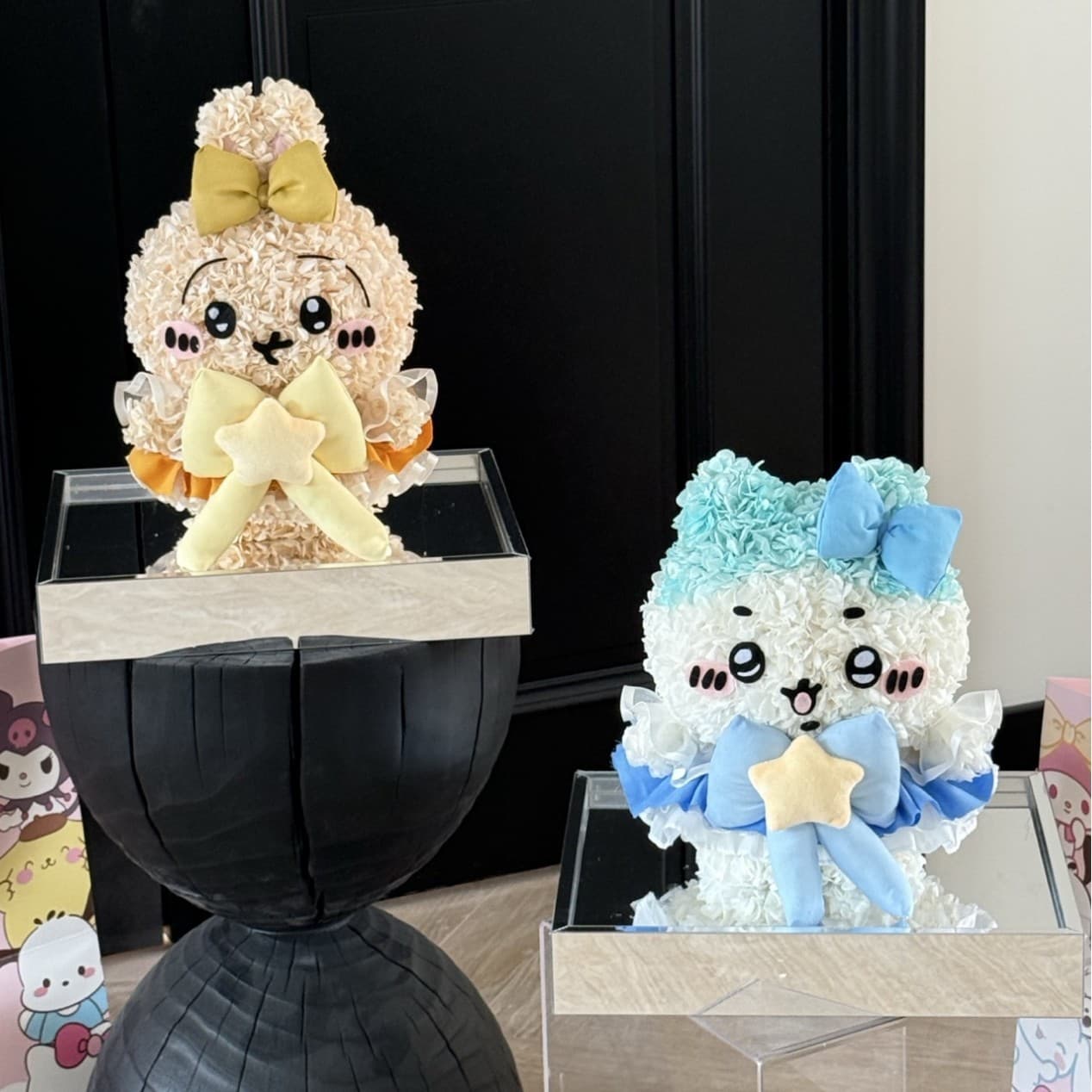 Preserved Flower Japanese Chiikawa Self-Mocking Bear Chiikawa Collaboration Magical Girl Hachi Kawaii Figurine Gift