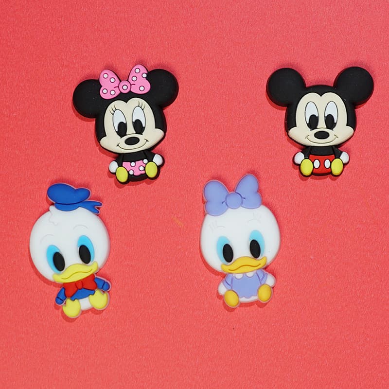 Hairpin Cute Cartoon Car Three-in-One Data Cable Decoration Patch DIY Small Doll Phone Case Accessory Patch