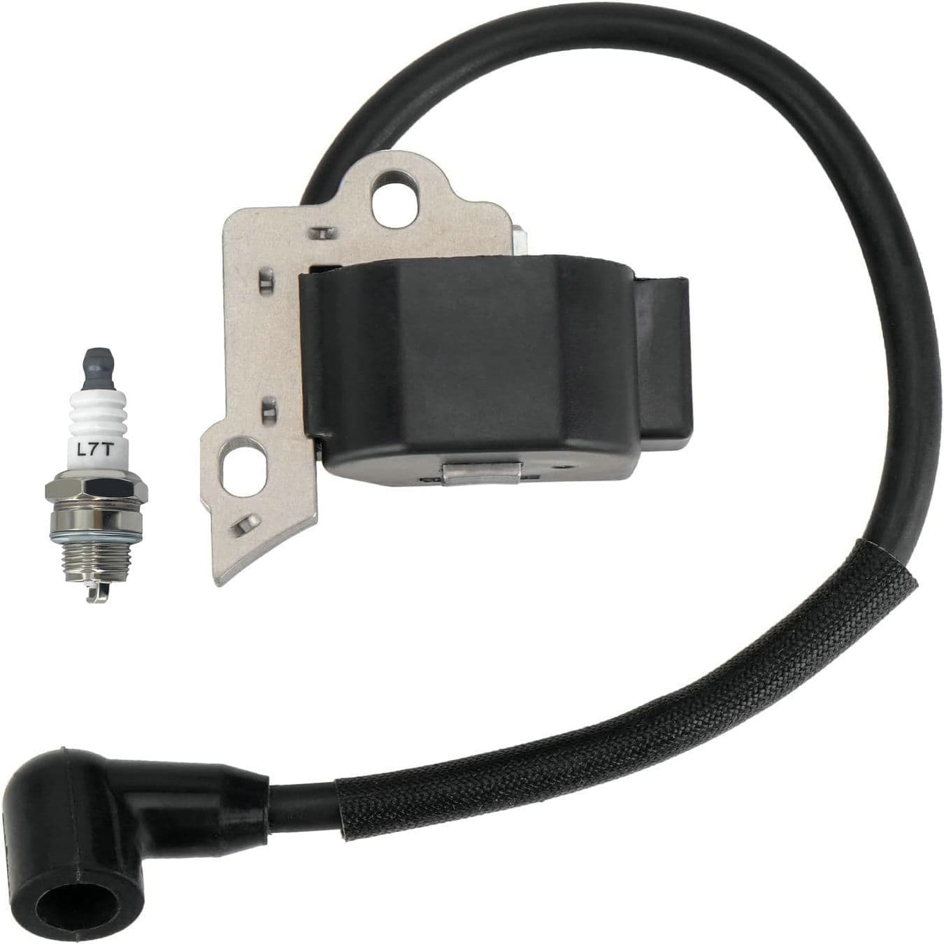 Ignition Coil High-Voltage Pack Compatible with 585838301 545115801 PP3516AVX with Spark Plug