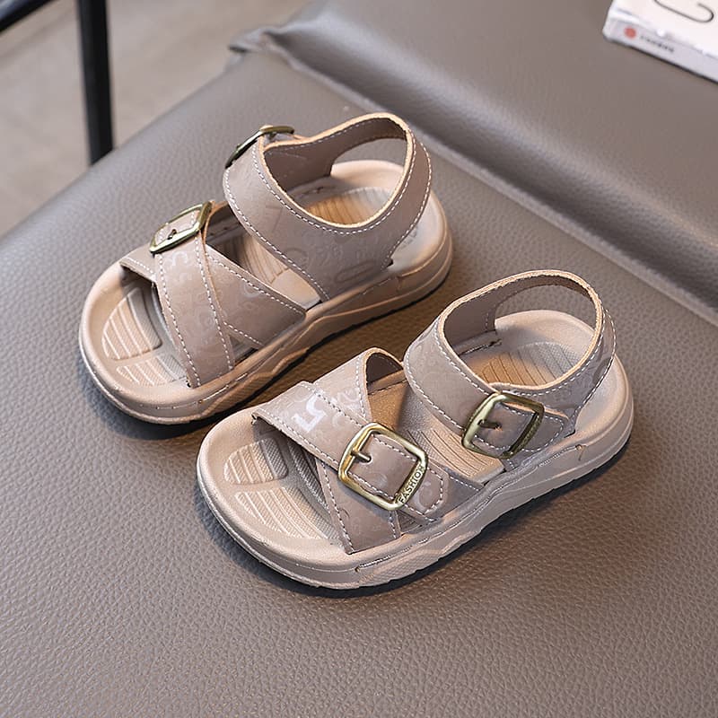 Fashionable Foreign Trade Beach Shoes, Non-Slip Toddler Shoes, Closed-Toe Baby Summer Open-Toe Breathable Soft-Soled Baby Sandals for Boys