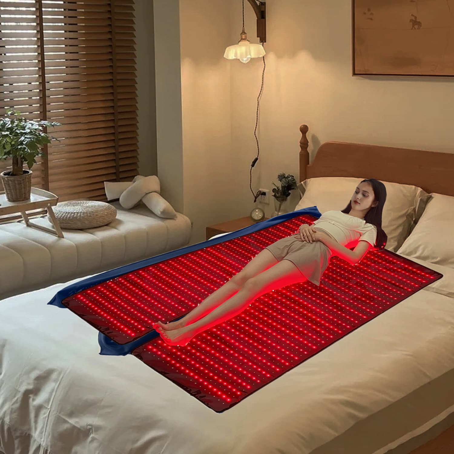 2025 LED Red Light Therapy Heating Sleeping Bag Full Body Irradiation