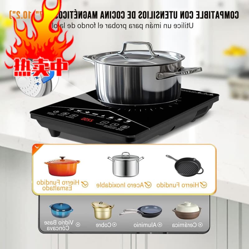 Factory Induction Grill, Powerful W, Power Levels &
