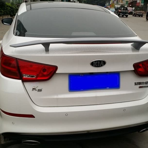 Universal T-Type ABS Spoiler for Kia K5 Modification, Aircraft-Style Tail Wing, Universal Fit