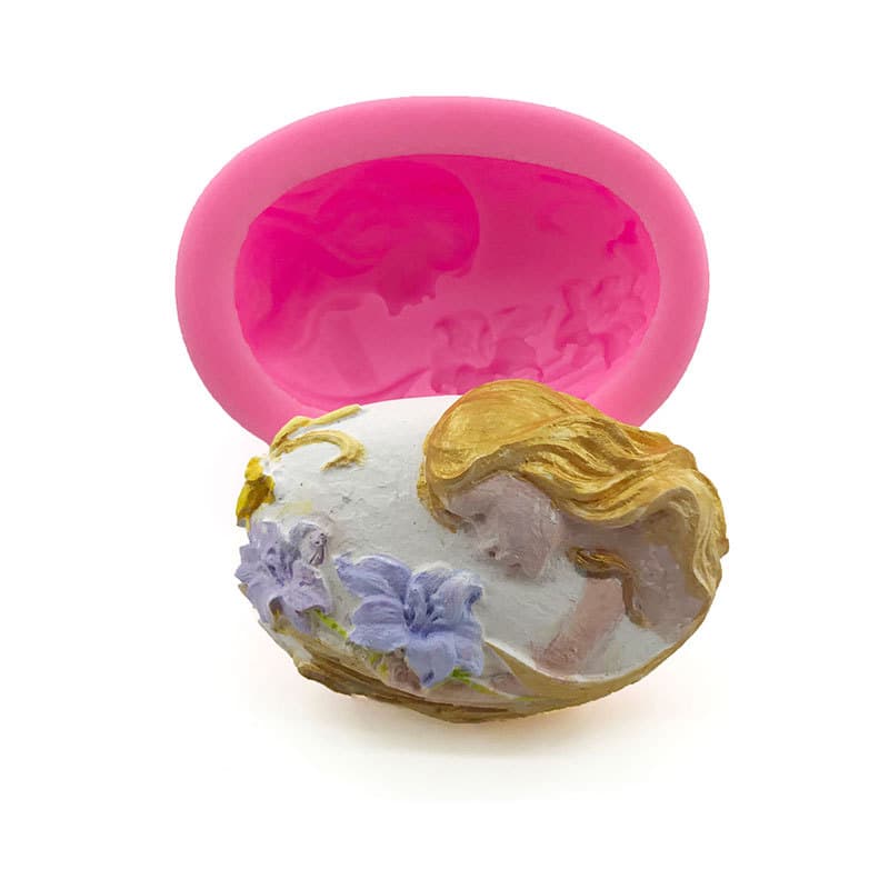 Creative Handmade Soap Mold Dream Girl DIY Mold Candle Chinese Herbal Soap Self-Made Container Tool