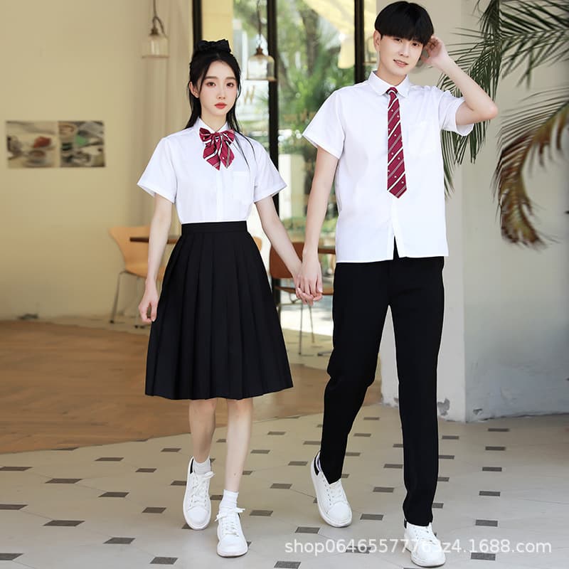 Graduation Season Class Uniform Set for Middle and High School Students, Choir Competition Performance Long Dress