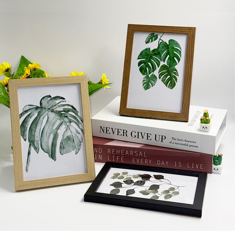 Wholesale picture frames, tabletop decorations, photo walls, 5-inch, 6-inch, 7-inch, 8-inch, 10-inch, A4 size, simple wooden DIY picture frames