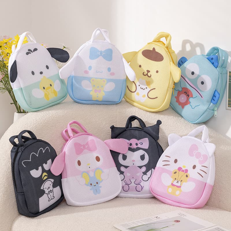 Cartoon household clothing fine mesh wash bag thickened anti-deformation laundry bag special mesh bag hand makeup wash bag
