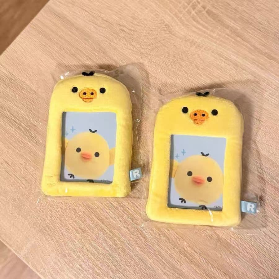 Japanese cute san-x Rilakkuma peripheral products Brother Bear, Sister Bear, Chick Brother Bear, card bag pendant card holder gift
